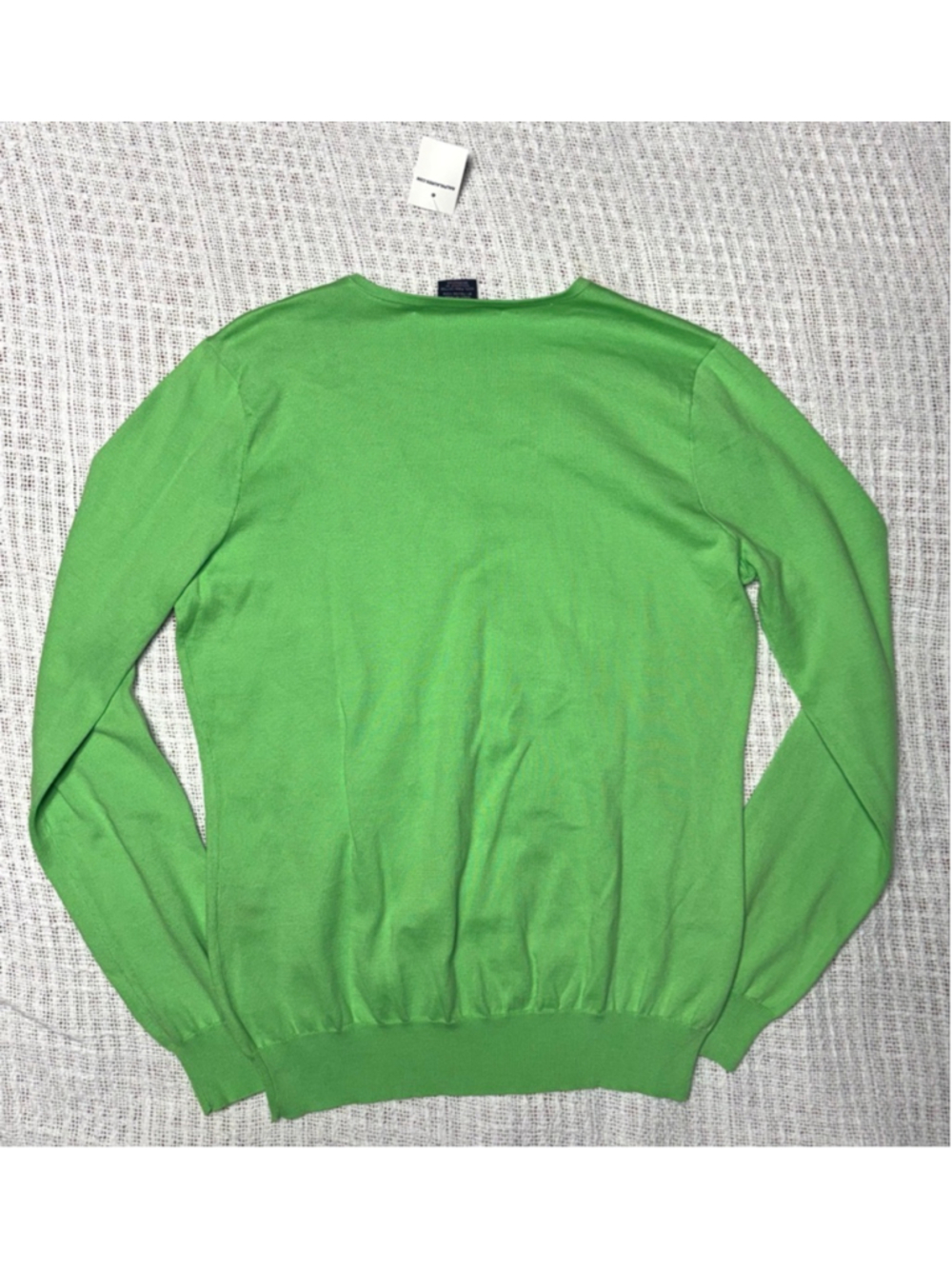 Ralph Lauren Sport Woman's Y2K Era Preppy Green V-Neck Pony Logo Sweater Size L - Picture 5 of 7